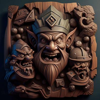 3D модель Гра Hearthstone Goblins vsGnomes (STL)